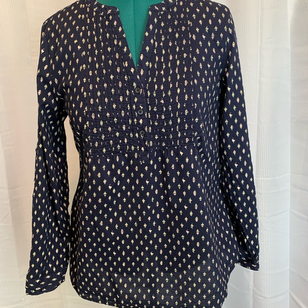 Women’s 100% Cotton Tunic/Half Button Down